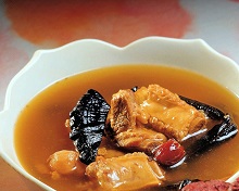 Lingzhi Mushroom Spareribs Soup
